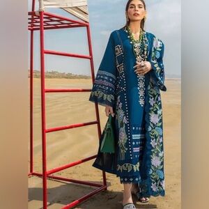 Pakistani Crimson brand embroidered dress